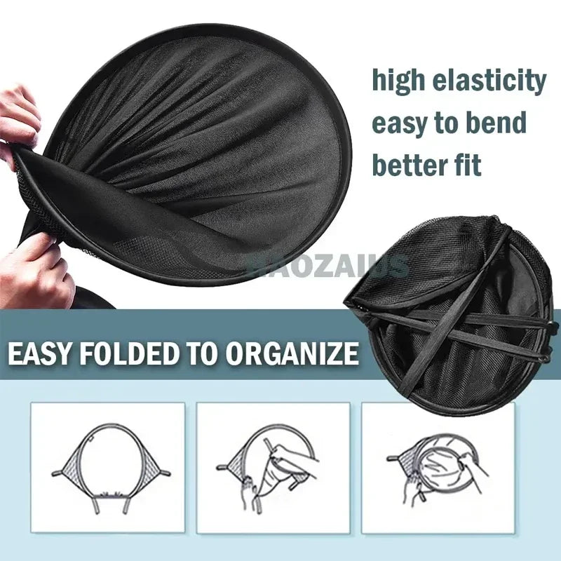 Stroller Sun Shade Baby Windproof Umbrella Sunscreen Cover Universal Awning Sun Visor Canopy Cover Black Stroller Accessories
