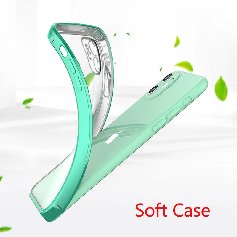 Electroplated magnetic Magsafe wireless charging case suitable for iPhone 11 13 12 14 Pro XS Max X XR 8 Plus silicone phone case