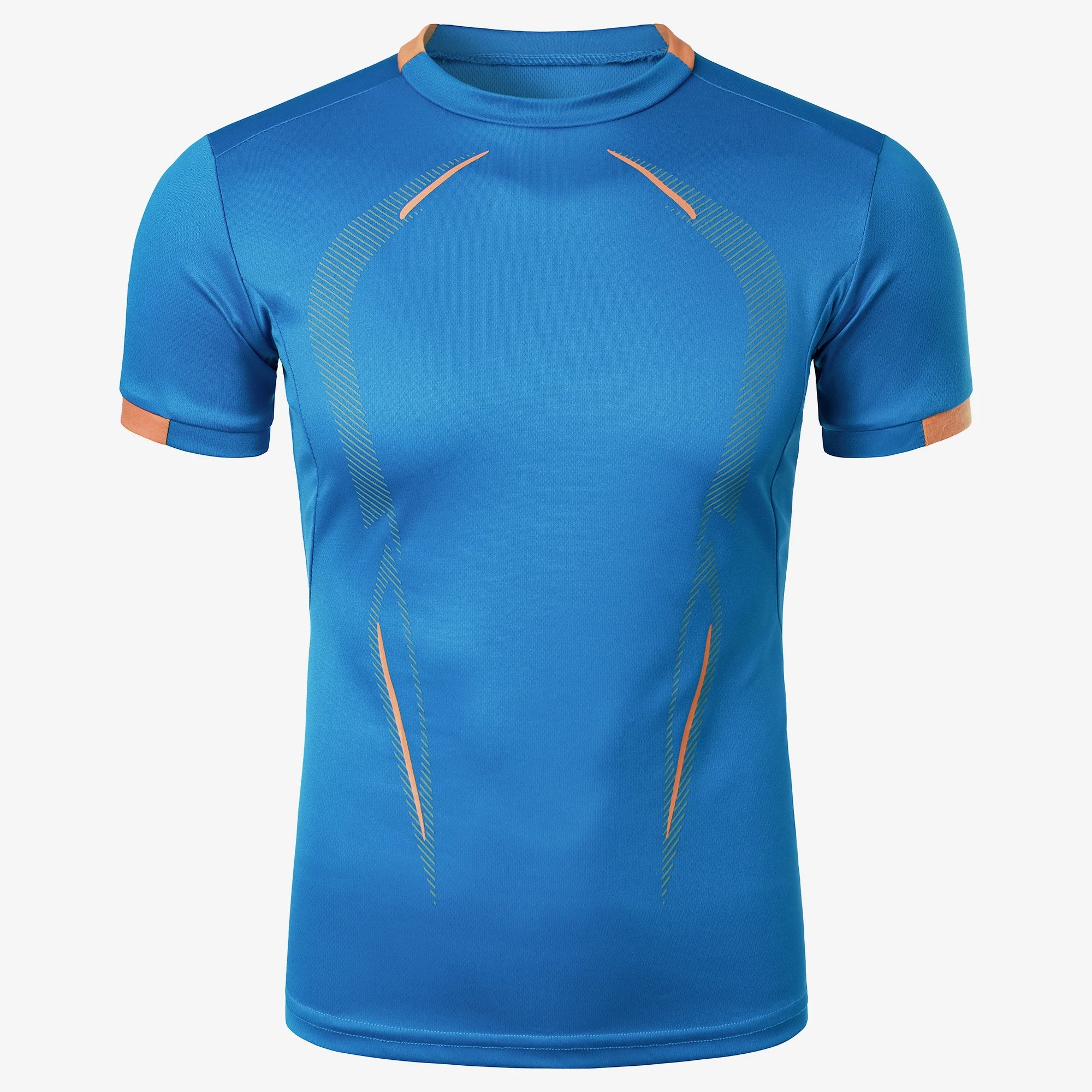 Summer men's fitness sports training Breathable short sleeve quick drying clothes men's sports fashion short sleeve T-shirt