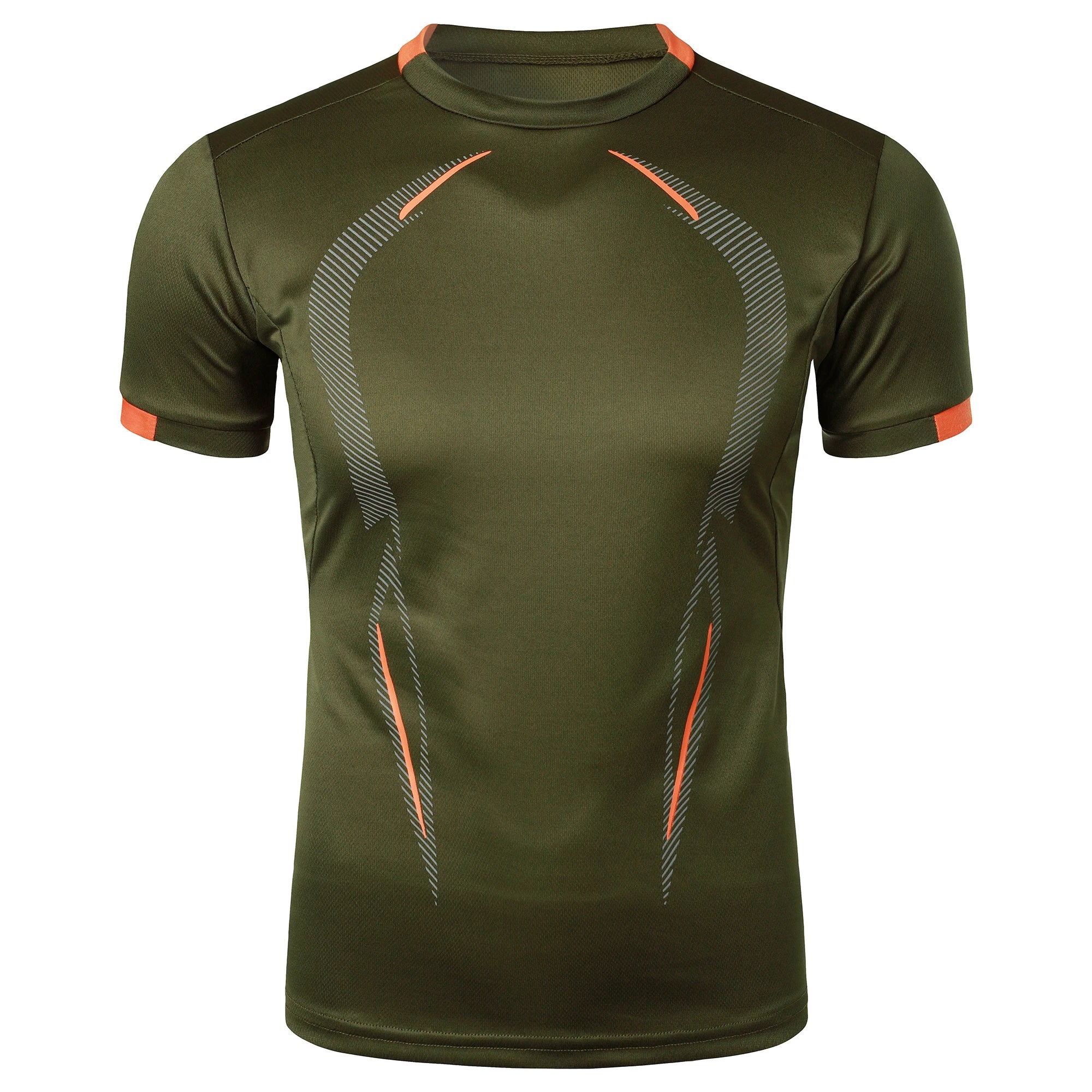 Summer men's fitness sports training Breathable short sleeve quick drying clothes men's sports fashion short sleeve T-shirt