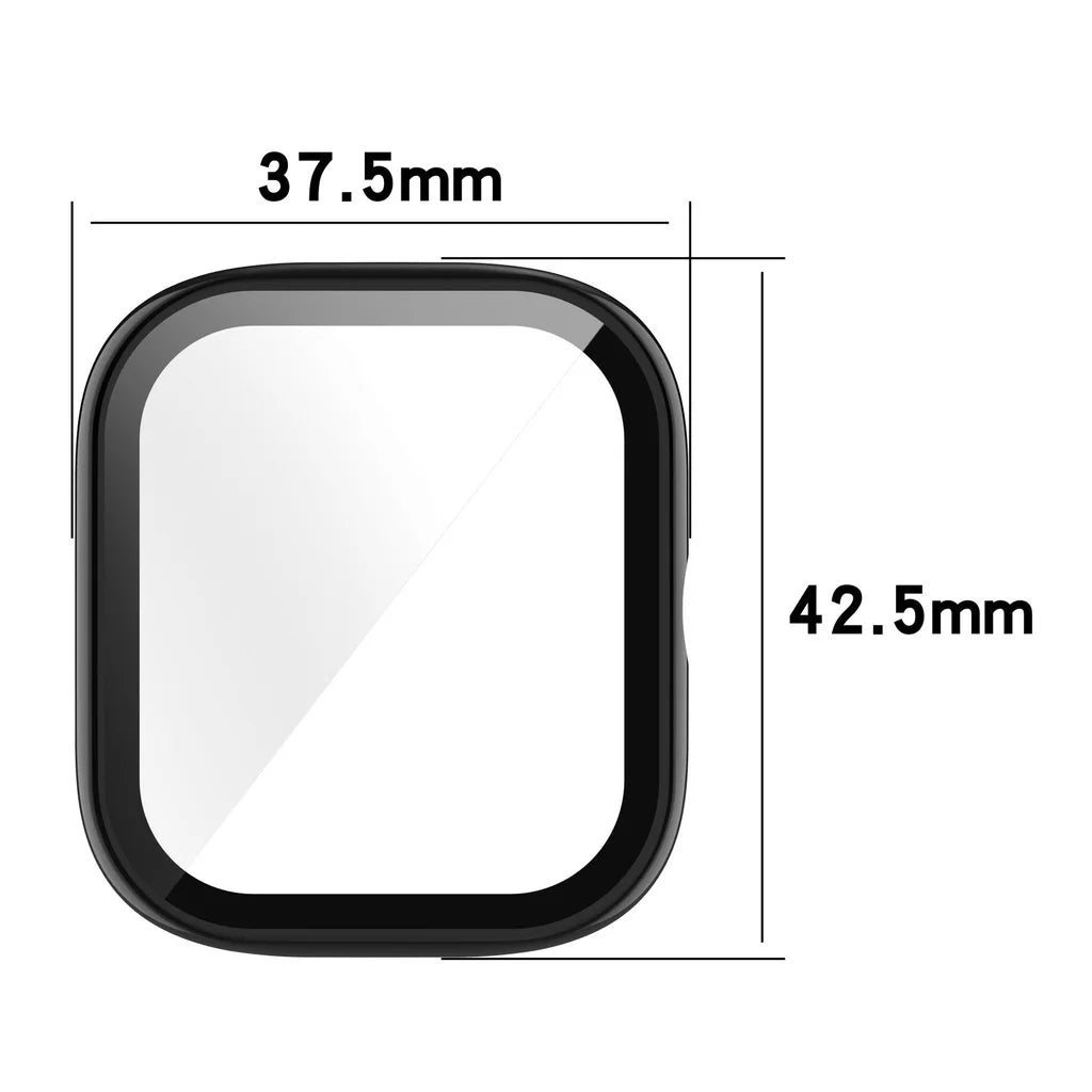 For Amazfit GTS 4 Mini PC Tempered Glass Smart Watch Screen Protector Bumper Shell