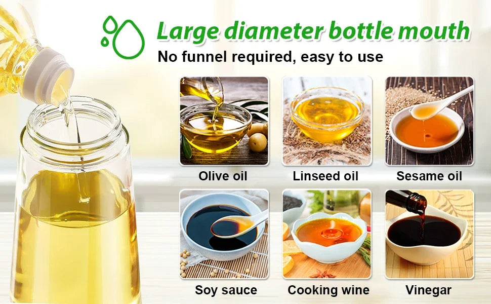 200/300/500ML Pneumatic Spray Bottle Fitness Barbecue Spray Oil Dispenser Kitchen Oil Spray Bottle Cooking Olive Oil Sprayer