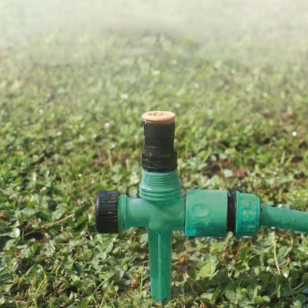 5pcs Water Sprinkler 360 Degree Rotation Household Sprinkler System Corrosion Resistant Easy Install for Garden Lawn
