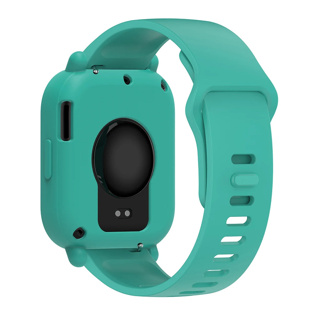 Silicone Strap For Redmi Watch 5 Active Smart Watch Band + Protective Case Shell