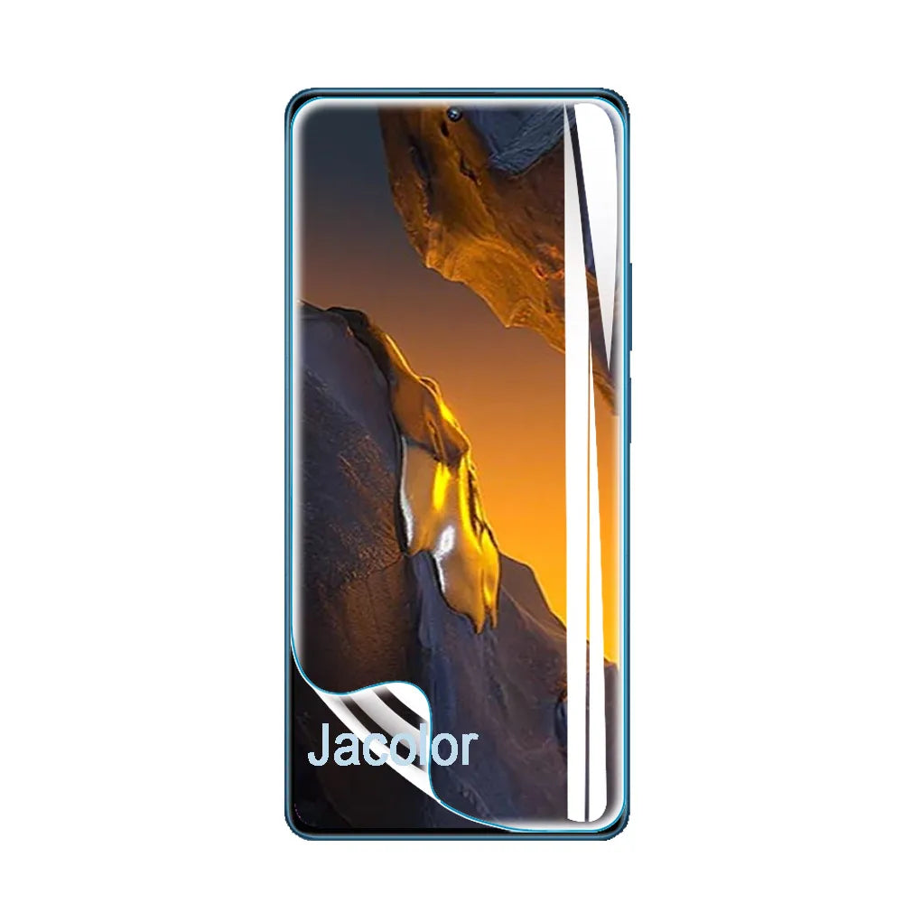 Hydrogel Film For Xiaomi Poco F5 Pro F4 F3 X4 GT X5 X3 NFC Screen Gel Protector/Back Cover Film/Lens Safety Glass For PocoF5 F 5