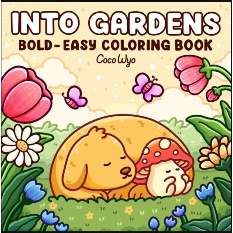 Best-selling cute coloring book for adults and teenagers, a comfortable and relaxing time coloring book