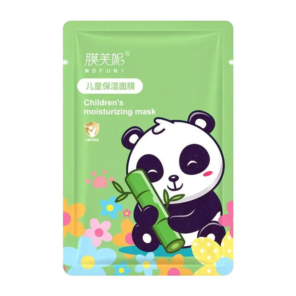 1/5pcs Cartoon Facial Mask For Children Deep Hydrating Sheet Mask Moisturizing Skincare Tiger Rabbit Face Mask Skin Care