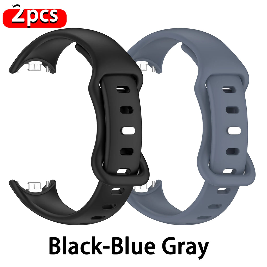 Silicone Strap for Xiaomi Mi Band 10 9 8 NFC Sport Rubber Bracelet Wristband Correa Xiaomi Smart Band 8 9 10 NFC Accessories