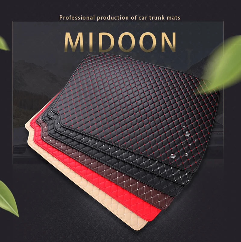 Car trunk mat for Infiniti Q50 Non-hybrid 2014 2015 cargo liner carpet interior accessories cover