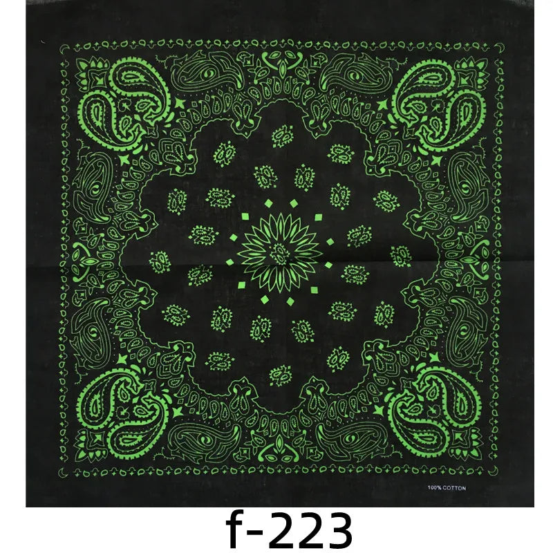 f151 Unisex Hiphop Cotton Bandanas Face Mask Scarf Headwear Women Snood Headband Men Fishing Mask Hiking Balaclava Handkerchief