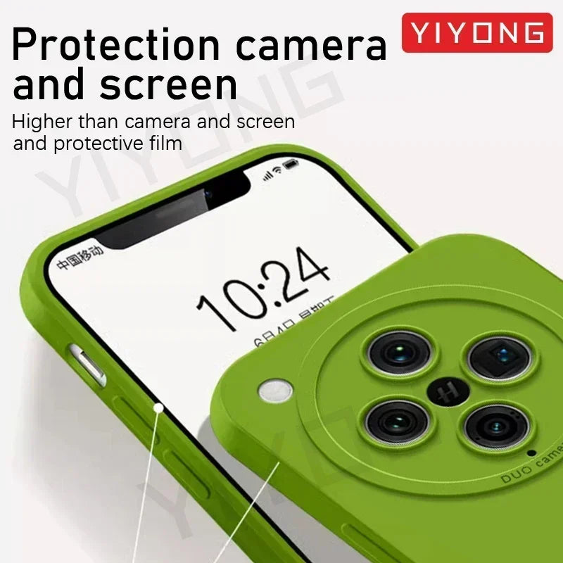 For FindX8 Pro Case YIYONG Silky Feel Liquid Silicone Soft Cover For OPPO Find X8 Ultra X9 Pro FindX9 5G Shockproof Phone Cases