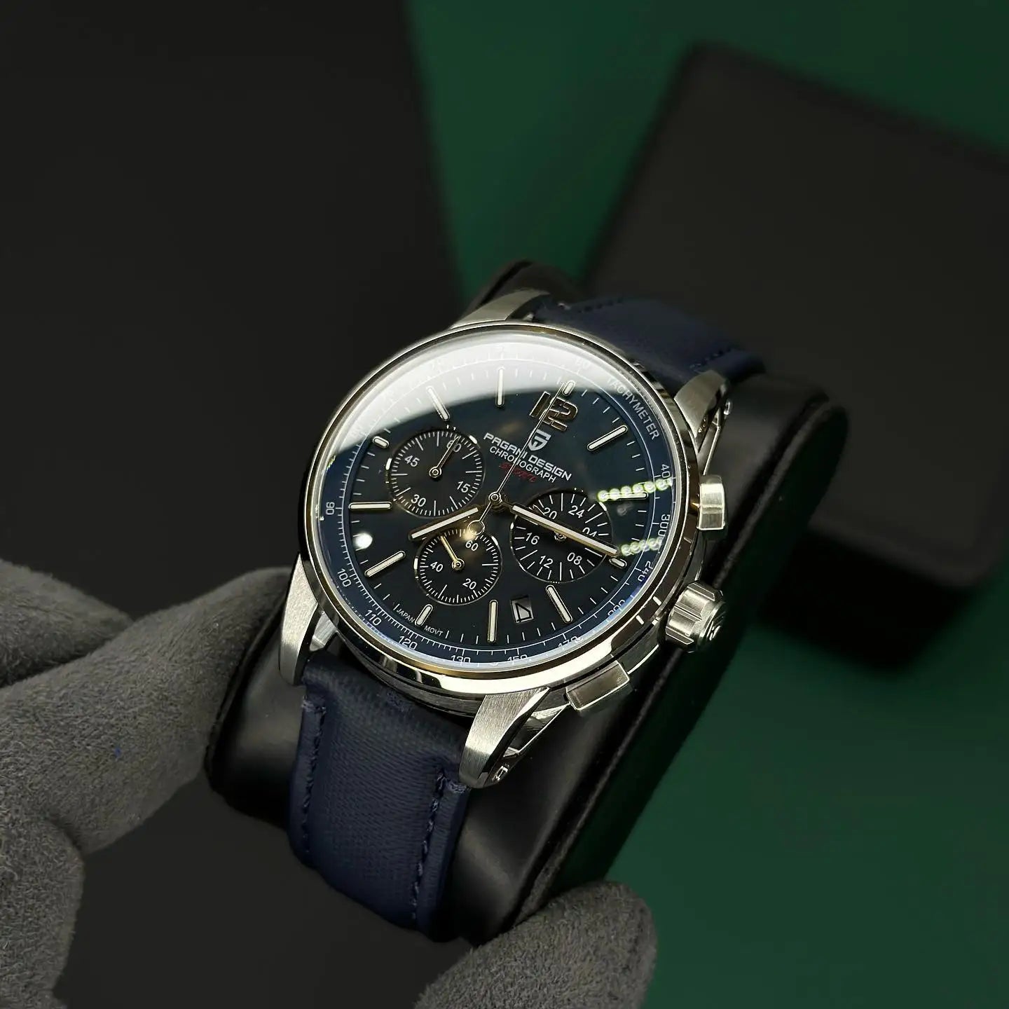 PAGANI DESIGN 2025 New Luxury Fashion Casual Men Quartz Watches VK63 100M Water Resistant Sapphire Glass Stainless Steel Watches