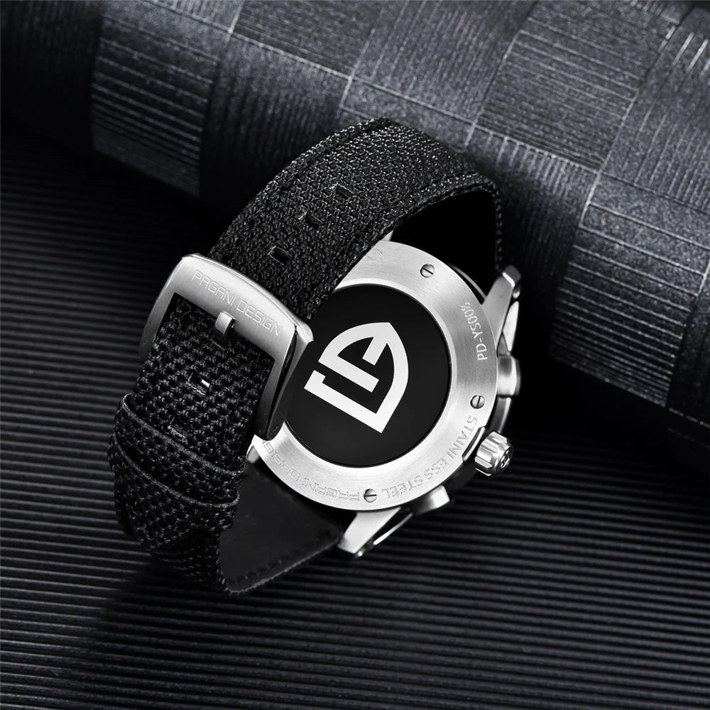 PAGANI DESIGN 2025 New Luxury Fashion Casual Men Quartz Watches VK63 100M Water Resistant Sapphire Glass Stainless Steel Watches
