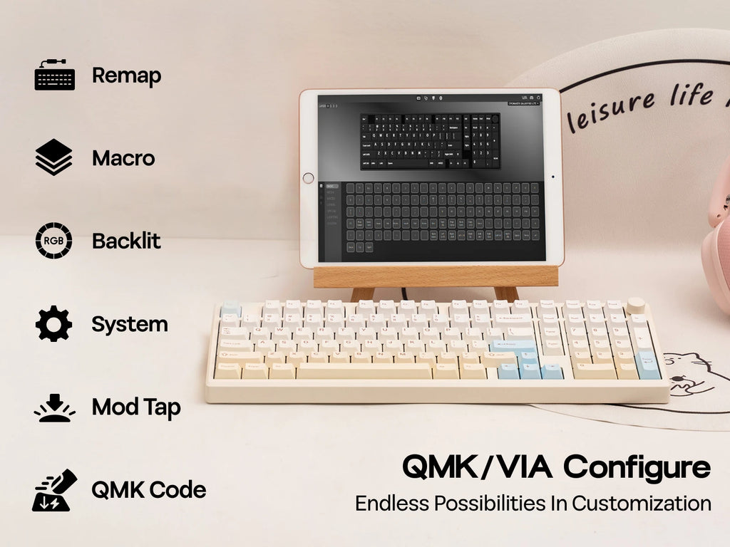 EPOMAKER Galaxy100 Lite QMK/VIA 96% ANSI US Layout Gasket Hot-Swap Wired/2.4GHz/BT Wireless 1800 Aluminum Mechanical Keyboard