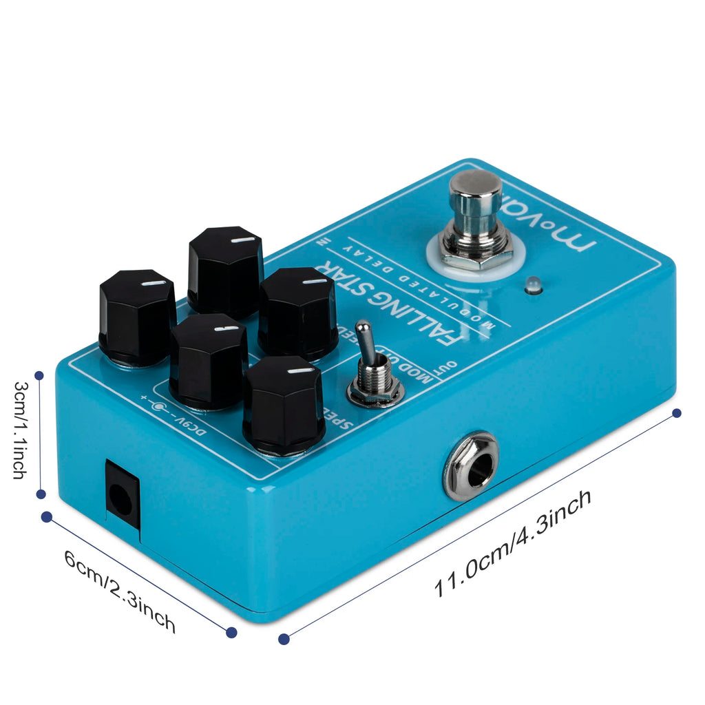 Movall MP104 Falling Star Modulated Delay Guitar Effect Pedal