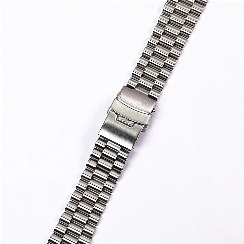 3 Styles 22mm Diving Steel Metal Strap For Duro Mdv107-1A MDV106-1A Watch Wristband Bracelet Watchband Replacement Parts