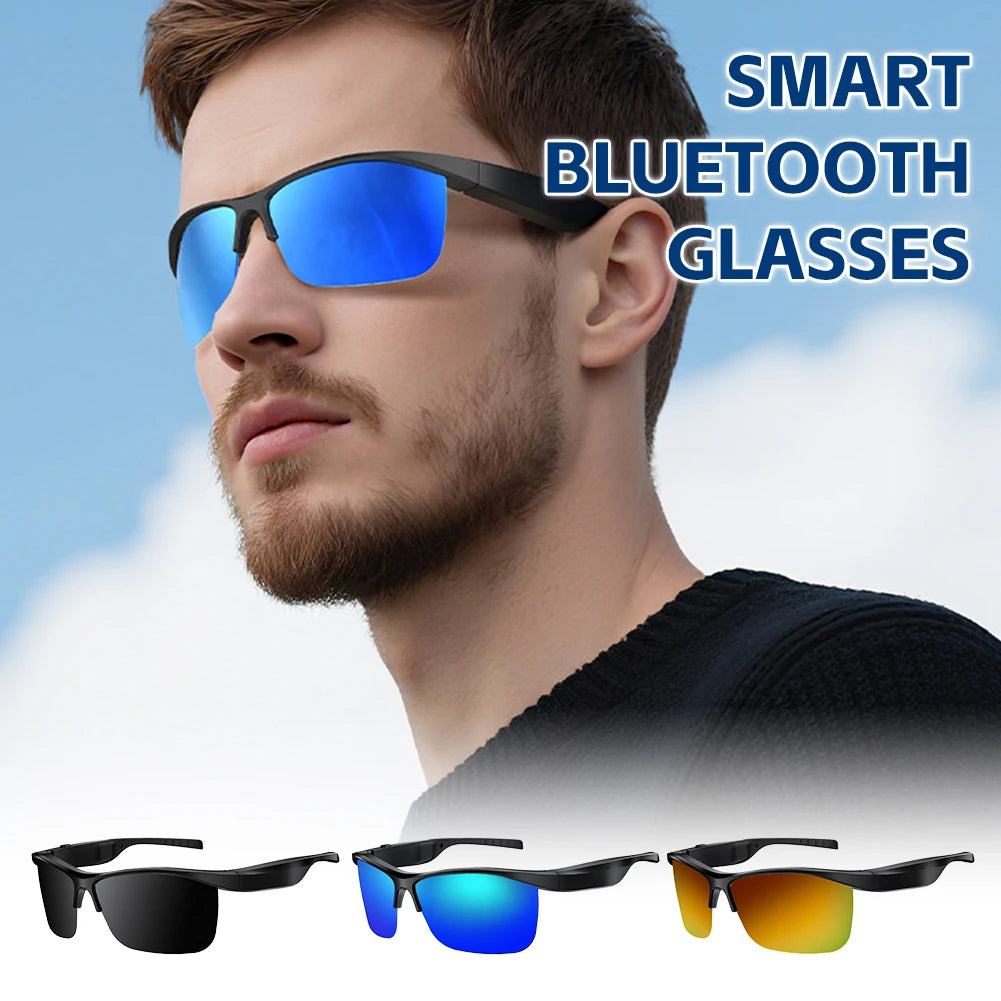Smart Bluetooth Glasses Sunscreen Goggles Outdoor Sport Travel Driving Motorcycle Eyewear with Call/Music Function