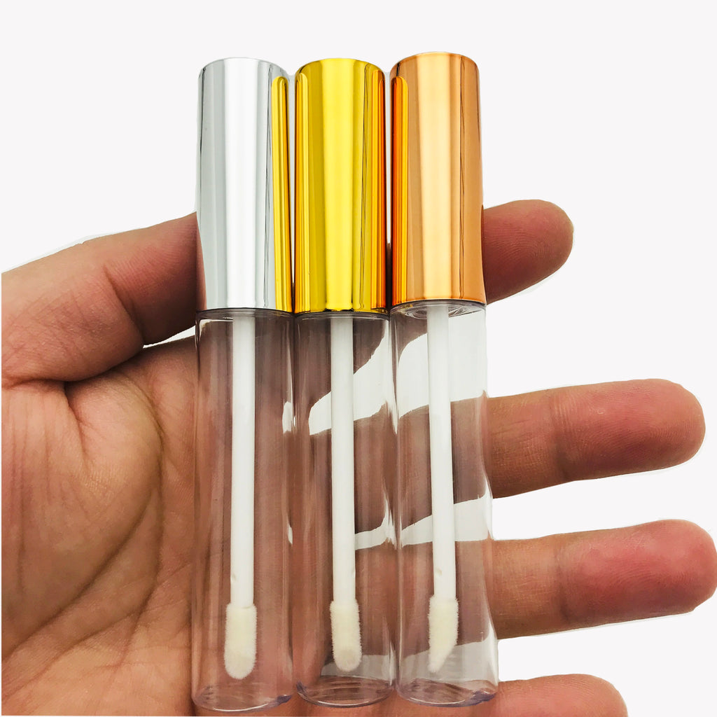 10ml Lip Gloss Tubes Empty mascara bottle Clear Plastic DIY Refillable cosmetic packing container