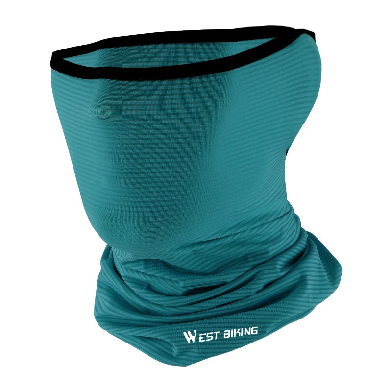 WEST BIKING Summer UV Protection Cycling Scarf Bicycle Face Mask Running Headbands Men Motorcycle Bandana Cooling Sport Gear