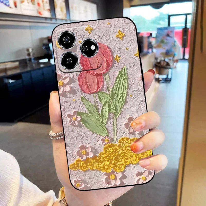 For ZTE Blade V60 Phone Case Axon60 Fashion Back Cover For ZTE Nubia V60 Soft Silicone TPU Case Axon 60 Z2356 Shockproof Capa