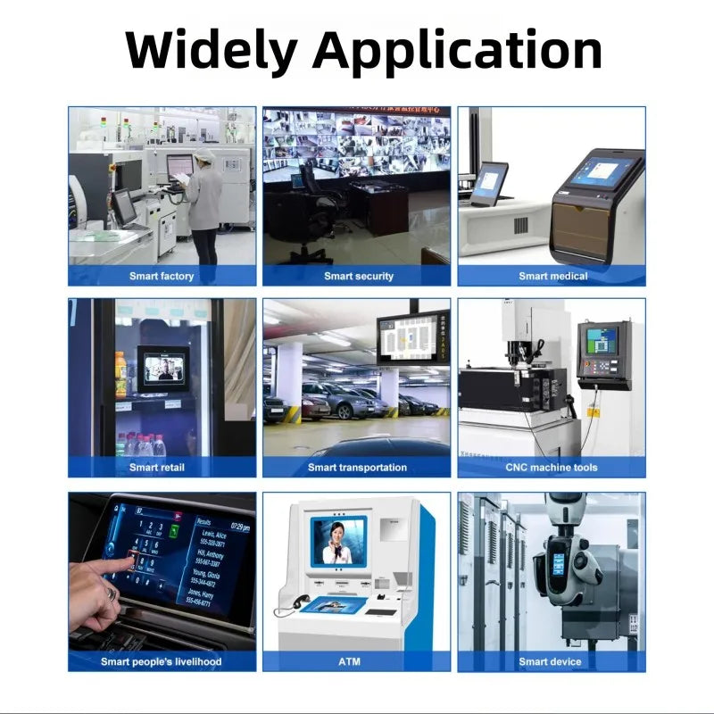 Zhixianda 18.5 Inch LCD  IPS Industrial Panel 16:9 1920*1080 Capacitive Touch Screen Open Frame Monitor For Automation Equipment