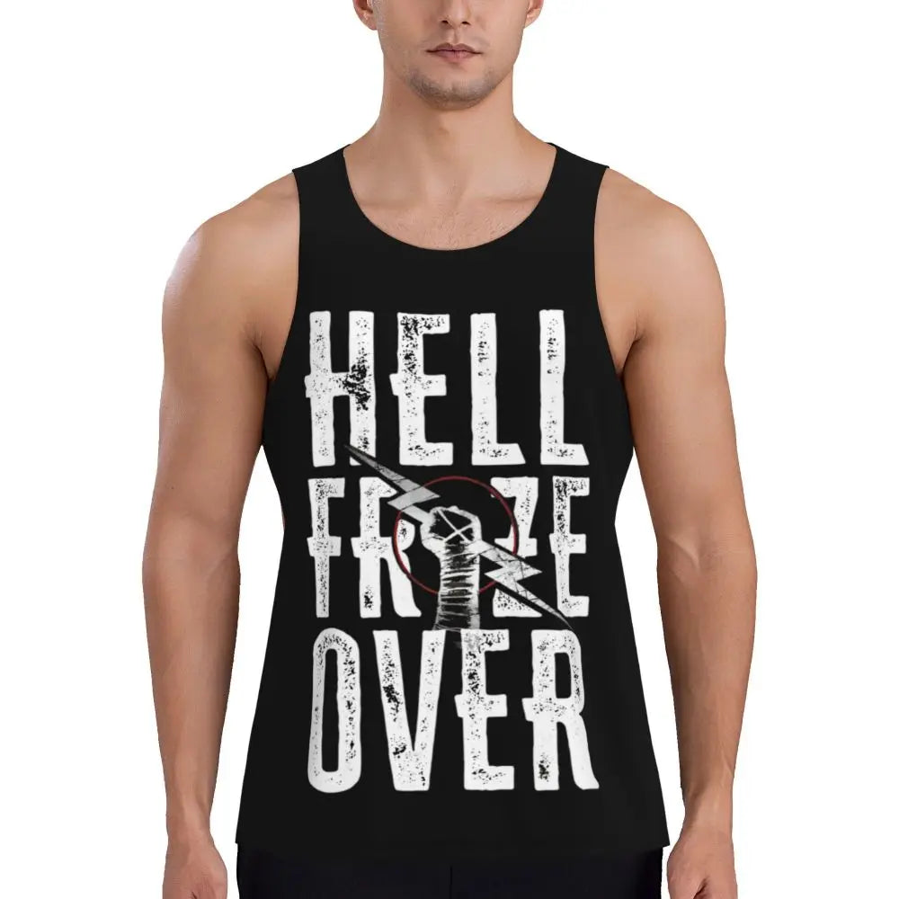 Graphic Wrestling CM Punk Best In The World Workout Tank Tops Sleeveless Shirt Bodybuilding Fitness Gym Compression Vest