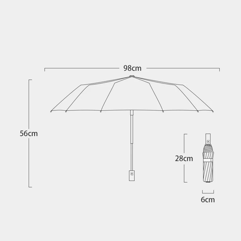 Men Woman Outdoor Automatic Rain Umbrella For LAND ROVER Discovery Defender Freelander Evoque Logo Wind Resistant Sunscreen
