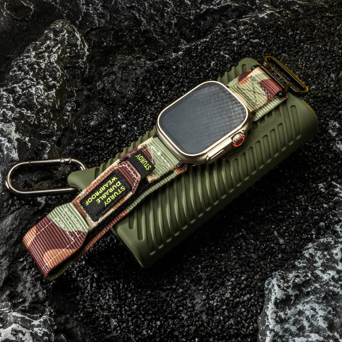 Tactical Sports Strap for Apple Watch Ultra 2 Band 49mm 46 44mm 41mm 45mm 40 42mm Nylon Band for Iwatch Series 10 9 8 7 6 SE 5 4