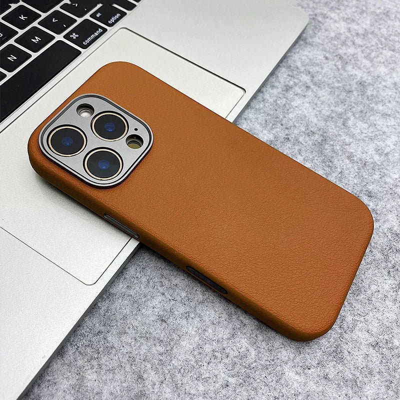 Magnetic Alloy Lens Wireless Charging Shockproof Case For iPhone 17 17Pro Max 16 Pro Active Touch Camera Button Hard PC Cover