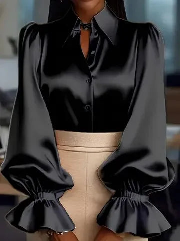 Women Blouses 2026 Spring Autumn Long Sleeve Blouse Woman Blouse Shirt Office Elegant Work Shirt Top Blusas Mujer De Moda