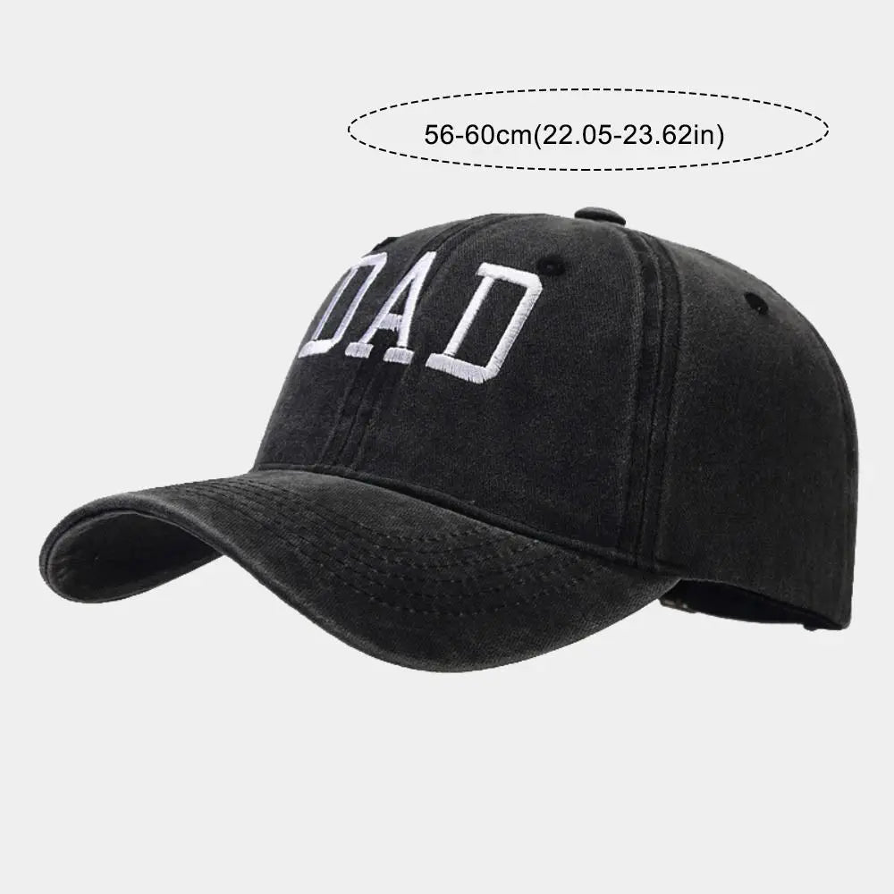 Fashion DAD MOM Embroidery Baseball Caps Adjustable Hiphop Baseball Hats Distressed Faded Cap Vintage Sunscreen Hats