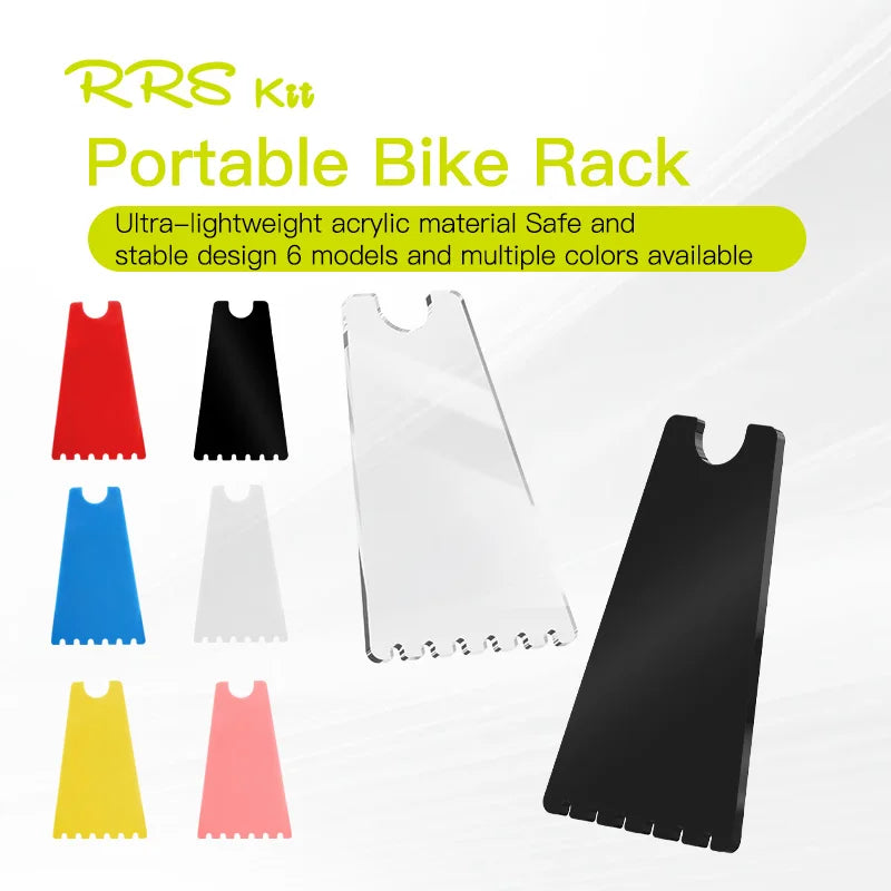 Portable Bicycle Stand For Brompton Adjusting Cleaning Repairing Mountain Bike Bicycle Accessories Clear Acrylic Support