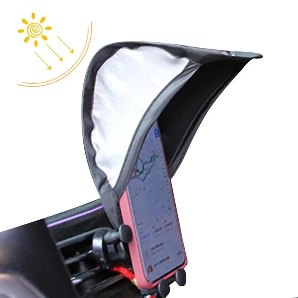 Car Cell Phone Sunscreen Sunshield Phone Umbrella Sun Shade Sun Shade For Phone Mobile Phone Holder Car Motorcycle