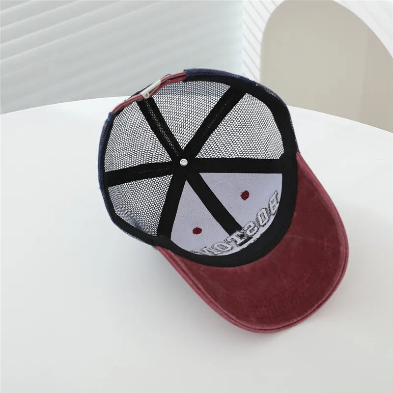 New Summer Baby Baseball Caps Fashion Outdoor Adjustable Sport Hats Sunscreen Hat Kids Boys Girls Mesh Cap