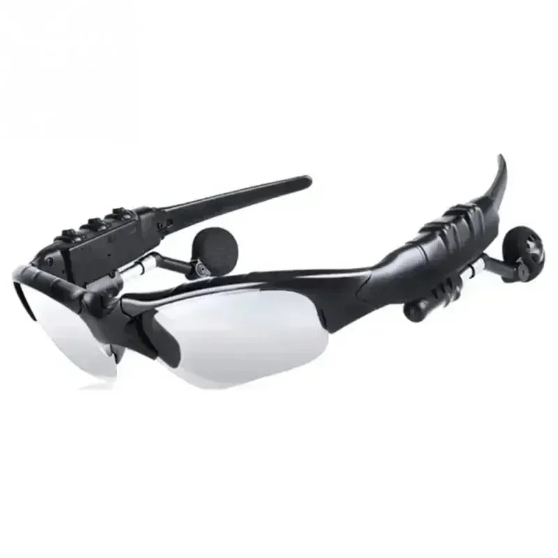 VIKEFON Glasses Headset Stereo Earphones Wireless Headset with Mic Glasses Sunglasses for Driving Cycling Sones Wireless Headset