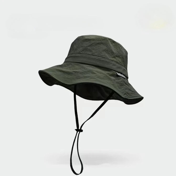 Summer Outdoor Bucket Hat for Women Men Anti-Sun Adjustable Sunscreen Hat Anti-UV Breathable Beach Hat