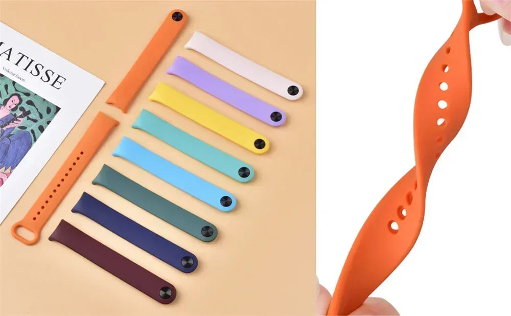 Official silicone Watch band For Xiaomi Mi band 10-NFC Strap Replacement miband10 Bracelet Sport smart mi band 9-8 Accessories