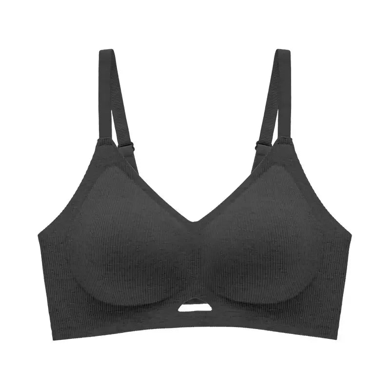 Seamless Underwear for Women, Thin, Soft Support, Gathered, Side Breasts, Anti-sagging, Comfortable and Breathable Bra