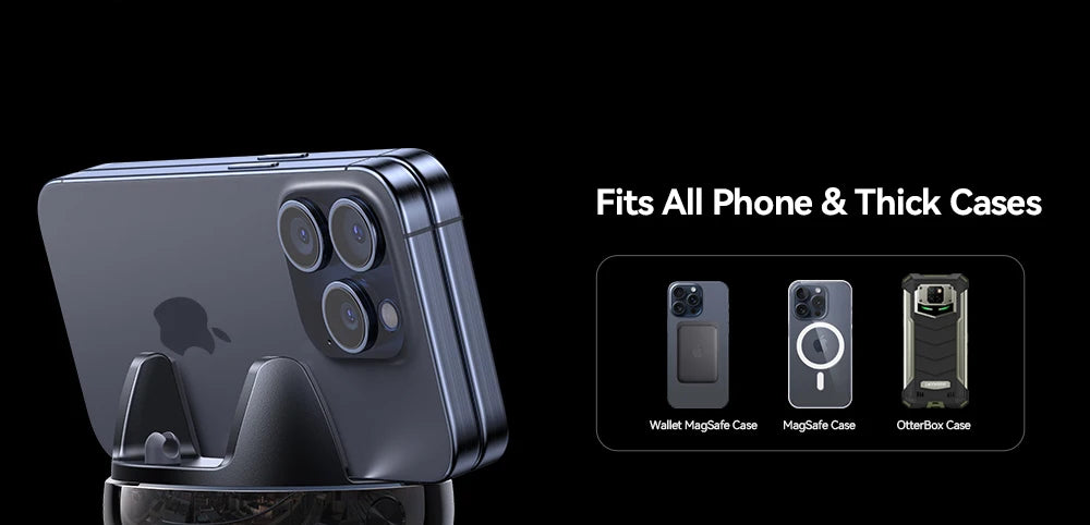 Joyroom Dashboard Car Phone Mount Holder One-Handed Operation Car Navigation Holder For 4.7-7'' Phones 360° Rotation For iPhone