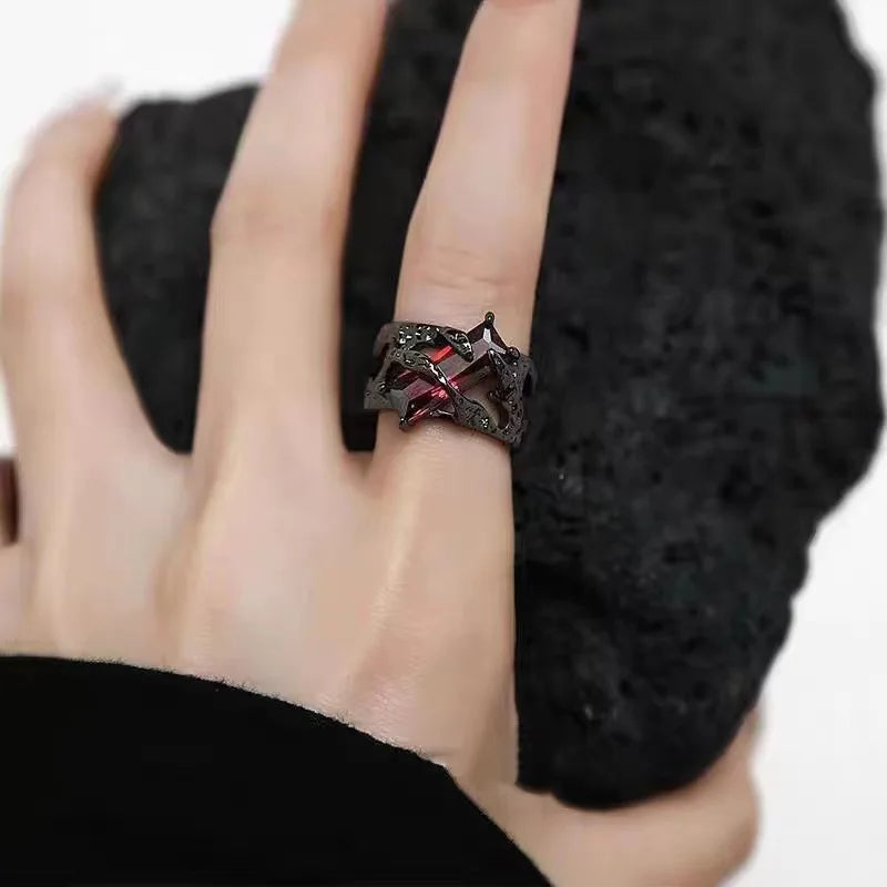 Best Sellers! Hollow out retro geometric ring