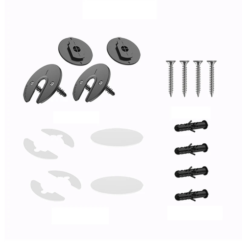 Tablet Pc Wall Mount Bracket Adjustable Ipad Bracket Notebook Back Storage Bracket for Router/Phone Supporting