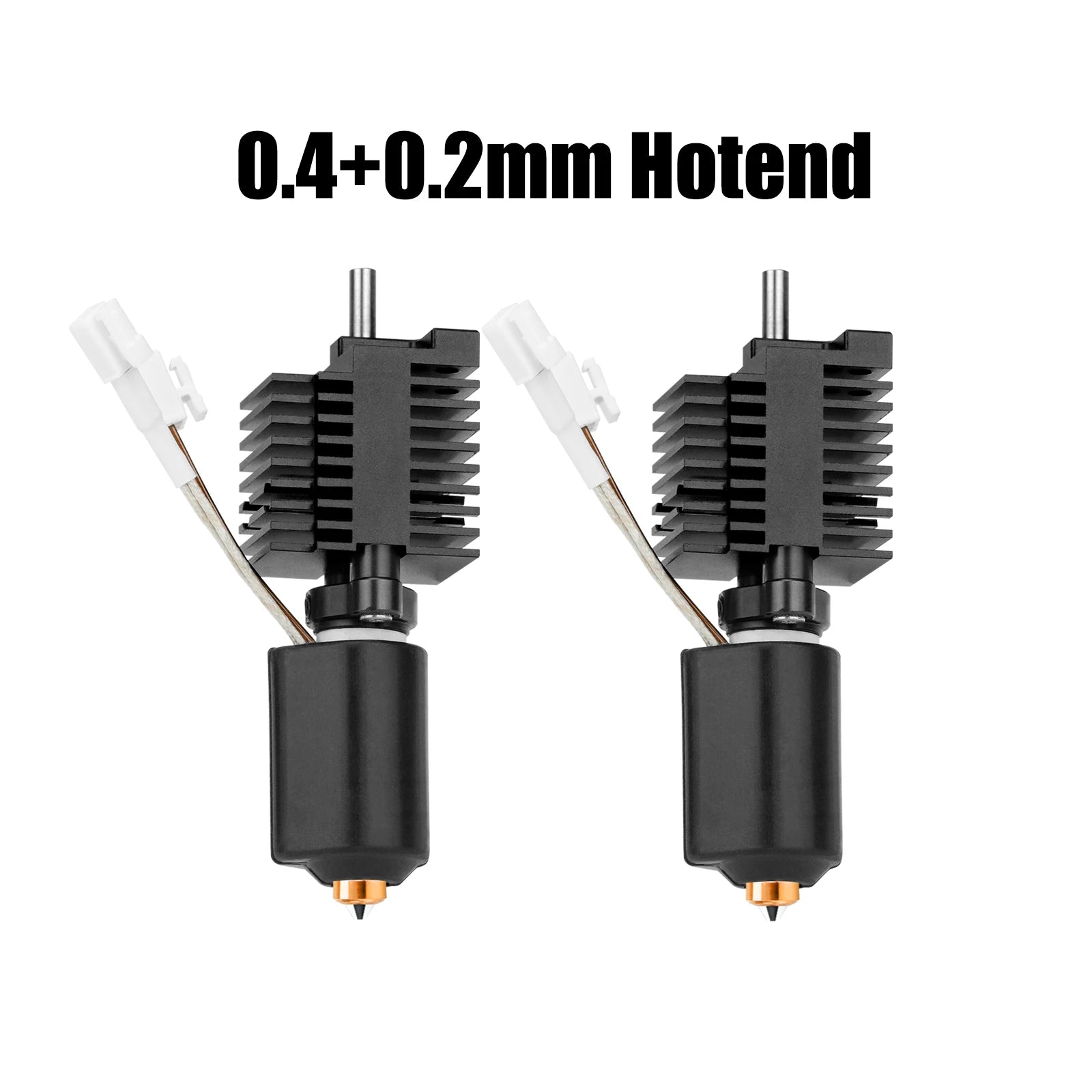 For Creality K2 Plus Hotend Ceramic Heating Block Kit 0.4mm All-metal Integrated Quick swap Nozzle 350°C for Creality K2P Combo