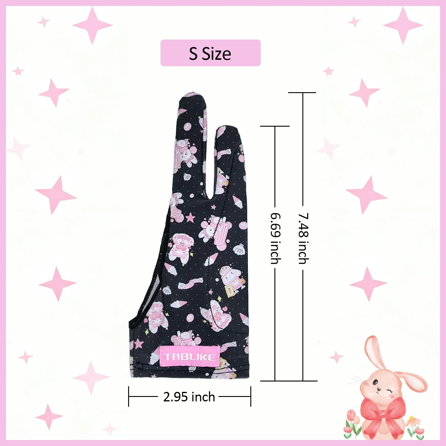 Three-layer Non-slip Glove for iPad/Graphics Drawing Tablet HUION /WACOM/XP-PEN, Drawing Glove for sketching Paiting Art Student