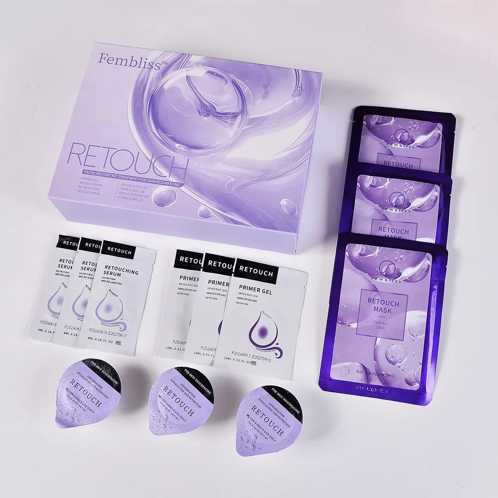 3.0 Glam Revive Hydrate Detox kit Pods Serum For Oxygen Bubble Pen Aqua Facial Machine Skincare CO2 Serum Capsule Gels Facial SP