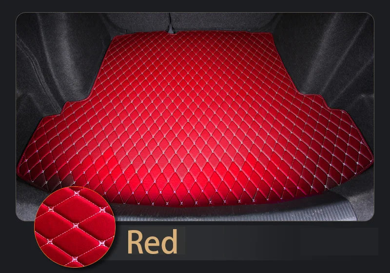 Car trunk mat for Infiniti Q50 Non-hybrid 2014 2015 cargo liner carpet interior accessories cover