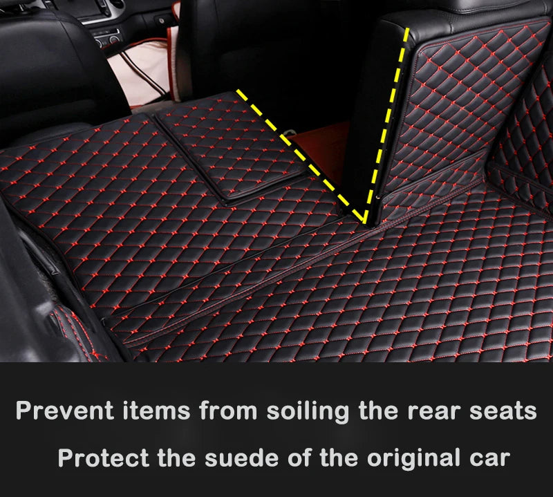 Car trunk mat for Dodge Caliber 2008 2009 2010 2011 Cargo Liner Carpet Interior Parts Accessories Cover