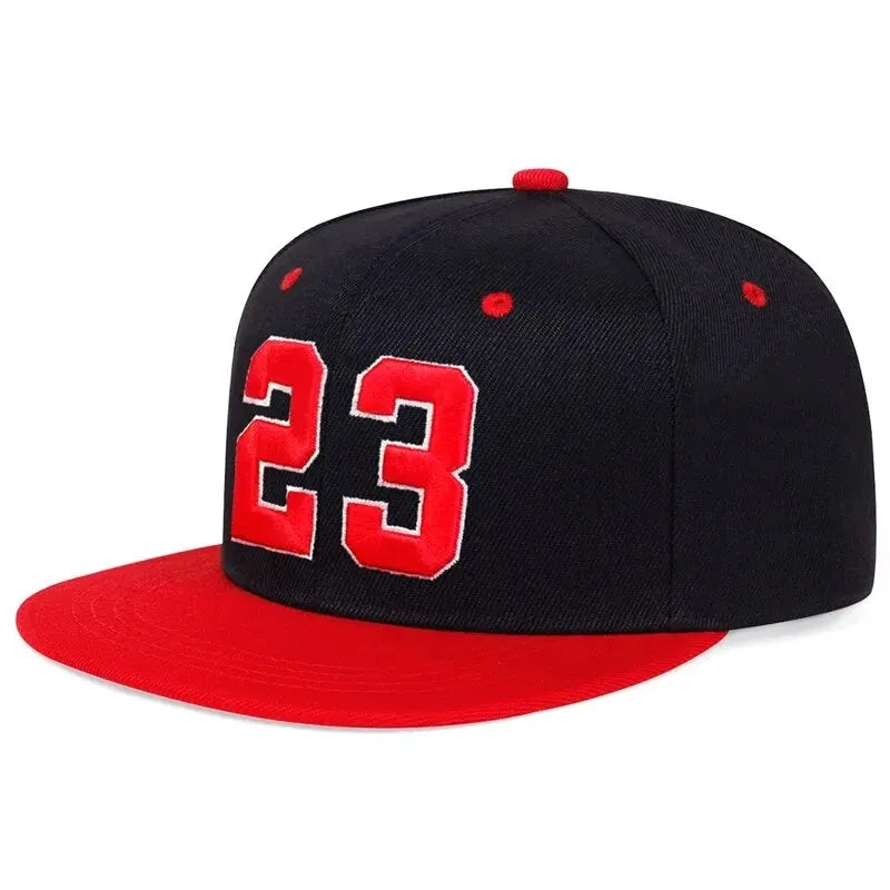 Unisex 23 Embroidery Hip-hop Hats Outdoor Adjustable Casual Baseball Caps Sunscreen Hat