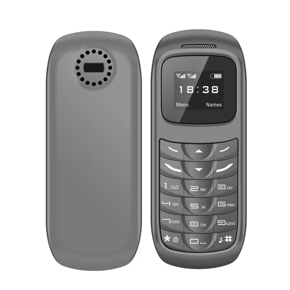 Unlocked Mini Mobile Phone Bluetooth Earphone Voice Changer Dialer Automatic Call Recording Magic Voice Portable Cheap Cellphone