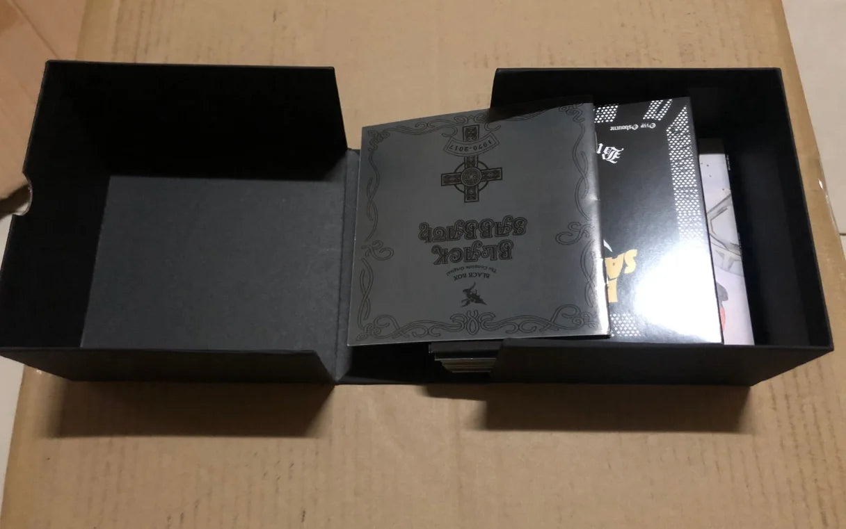 Heavy Metal Rock Ozzy Osbourne Music CD Black Box The Complete Original Album 22pcs Music Record+BD Cosplay Soundtracks Box Gift