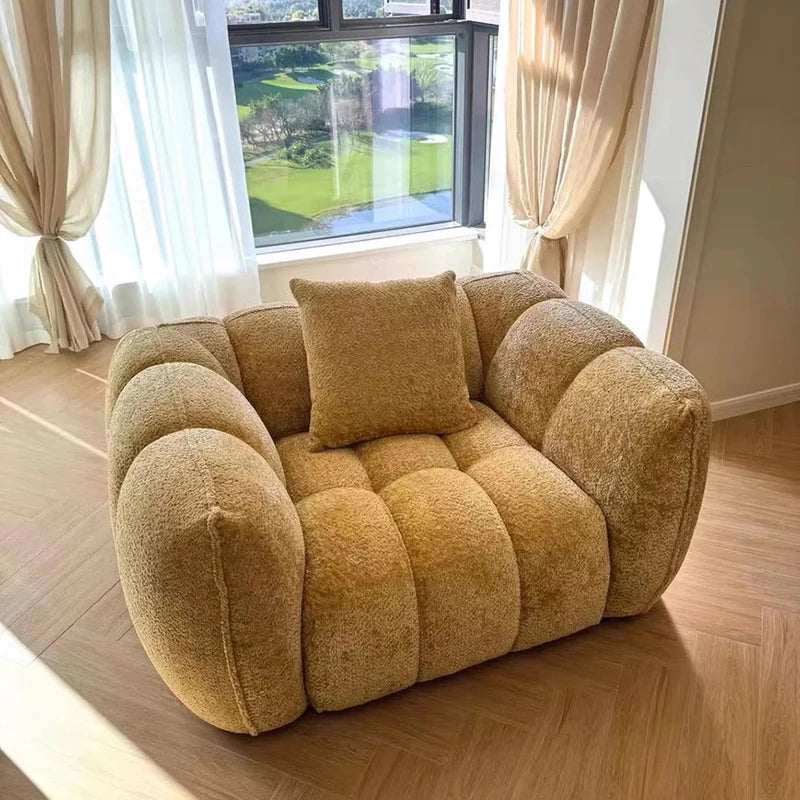European Upholstered Living Room Sofas Trendy Beauty Comfy Cute Living Room Sofas Simple Aesthetic Canapé Salon Room Furniture